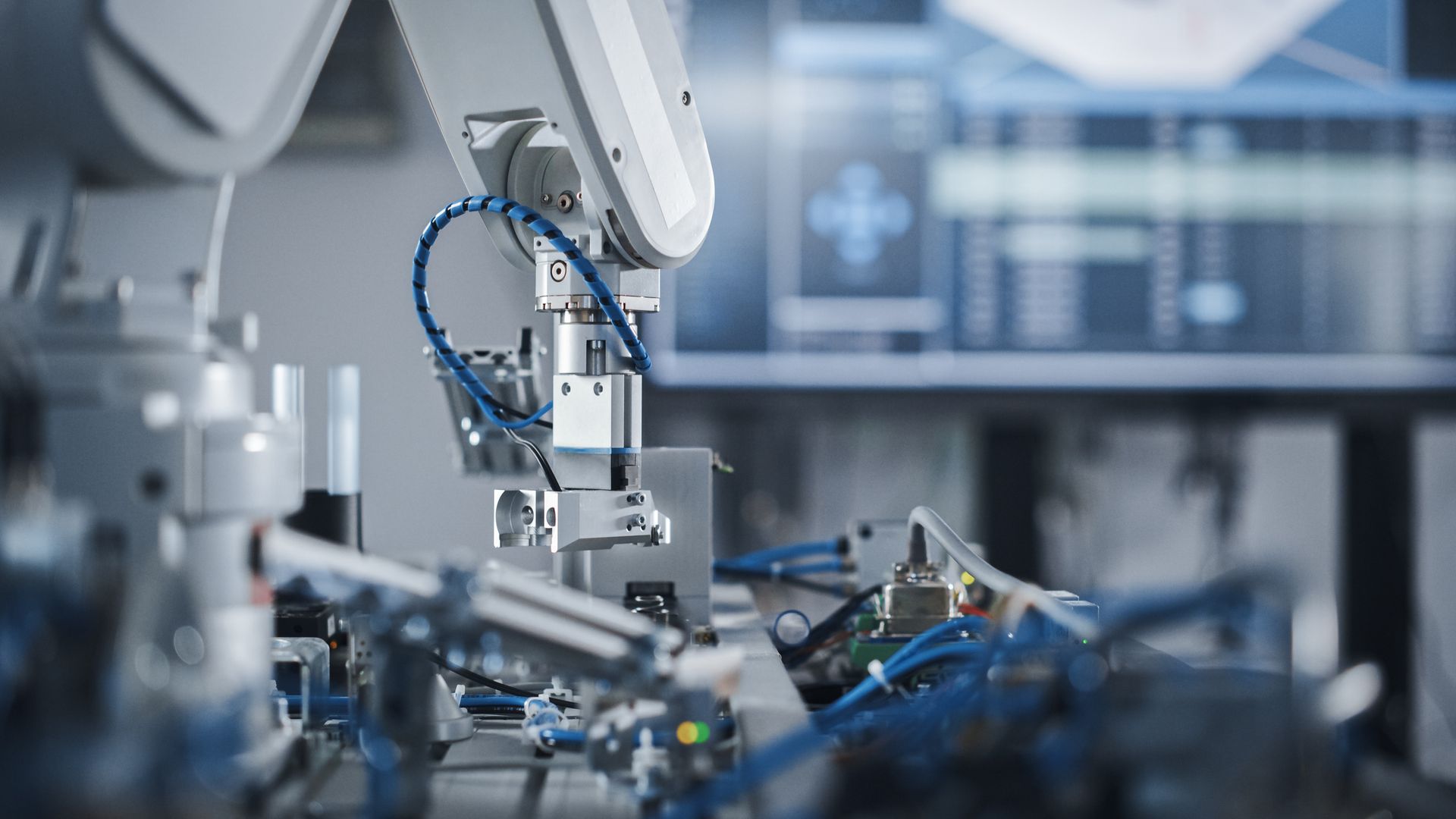 Automatisierte Fertigungsanlage für Serienteile